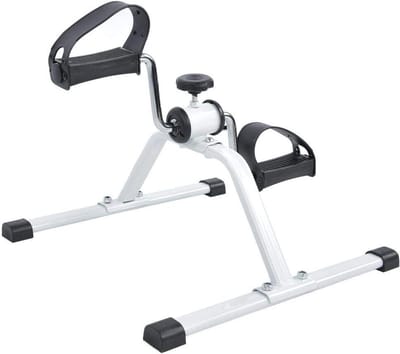 Hometrainer Mini Fiets - Beentrainer Oefenapparaat - Revalidatie Training - Traploze Weerstand Instelling - 43 x 41 x 26 cm