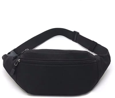 Heuptas - Effen Zwart | Oxford / Polyester | Stevig / Luxe | 25 x 13 x 7 cm | Fashion Favorite