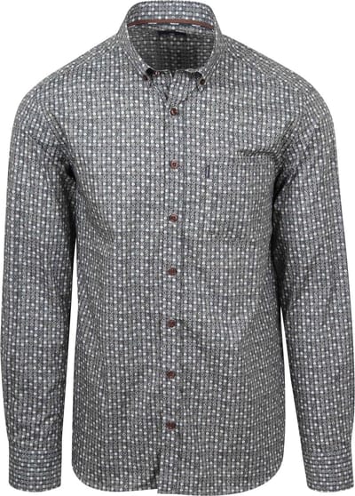 State Of Art Overhemd Poplin Dandelion Grijs - Maat XL - Heren - Overhemden Casual