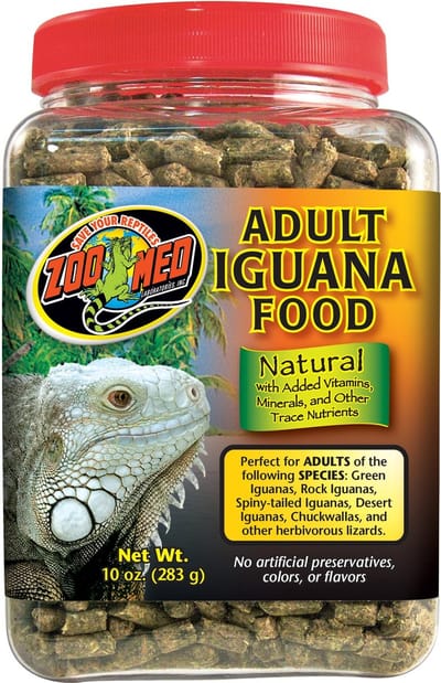 Zoo Med All Natural Iguana Food Adult - Volledig Diervoeder Voor Volwassen Leguaan - 283g