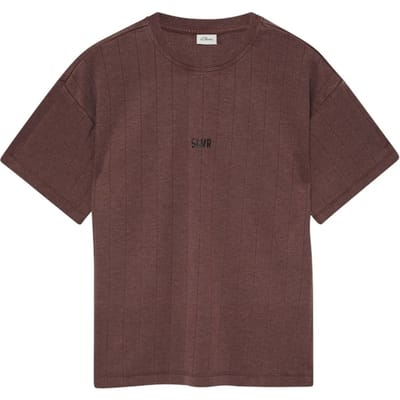 s.Oliver T-shirts Burgundy Taglia: 170/176 | T-shirt Outlet | Unisex | Marrone