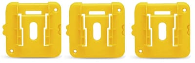 OPHANGBEUGEL VOOR DEWALT ACCU / BATTERIJ (SET VAN 3)