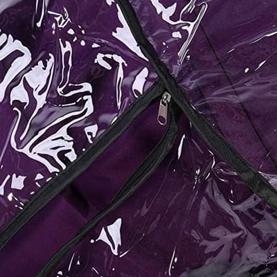 Waterdichte Regenhoes voor Kinderwagens, Transparant PVC met Rits, 55x75x40cm, Windbestendig en Duurzaam