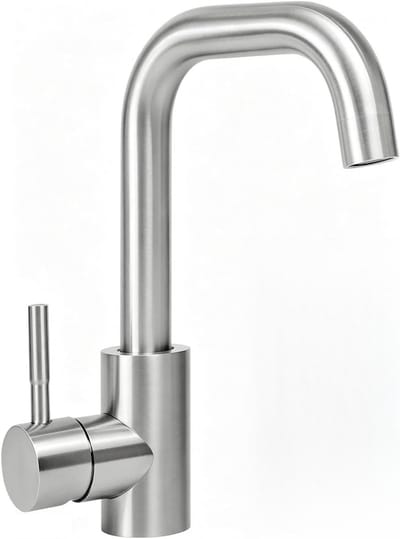Moderne Wastafelmengkraan met Enkele Handgreep - Chroom Wastafelmixer voor Badkamer en Keuken