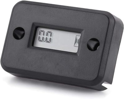 Trillingsurenmeter - Digitale Urenteller - Machine Gebruik Meten - Draadloze Overdracht - 6 x 4 x 2 cm - Zwart