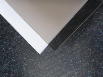 Polycarbonaat Plaat - Stevig Kunststof - Afscherming en Bescherming - Zeer Slagvast - 100x60x0.5 cm - Brons