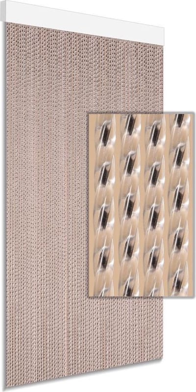 DEGOR Milan - Vliegengordijn - 100x230 cm - Zwart