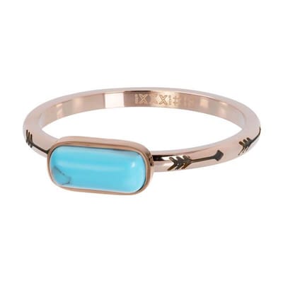 iXXXi Vulring Festival Turquoise Rosé | Maat 15 (gewone ringmaat 17)