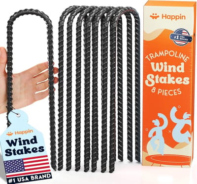 Ultrasterke trampolineharingen voor trampolines met hoge wind, grondankers heavy duty, tentharingen voor zwaar gebruik en schommelset, ankers, grondharingen gegalvaniseerd staal,