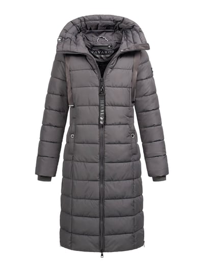 Navahoo Mondmädchen dames wintermantel met capuchon en fleecevoering