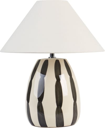 LUCHETTI - Tafellamp - Lichtbeige - Keramiek