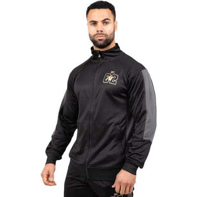 Gorilla Wear Devon Trainingsjas - Zwart/Grijs - S