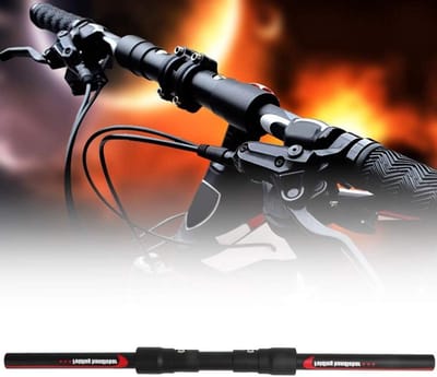 Fiets Stuur - Vouwbaar Stuur - Ruimte Besparen - Snelle Ontgrendeling - 560mm Breed - Zwart Rood