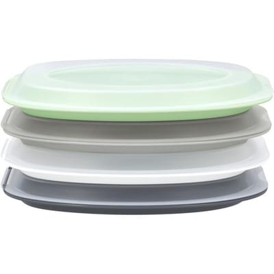 SILVERCREST Set van 4 vleeswaren bakjes
