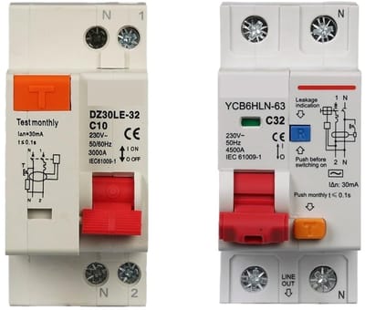 Aardlekonderbreker - Stroomonderbreker - Veilige Stroomvoorziening - Geïntegreerde Beveiliging - 230V 1P+N
