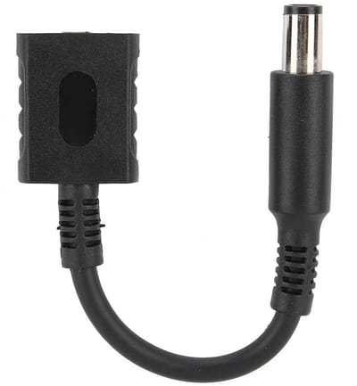 Dailygoody - DC-voedingsadapter - Connectorstekker 4,5 x 3 mm naar 7,4 x 5 mm - Plug en play - Draagbaar - Geschikt voor HP laptopadapter - Adaptercon...
