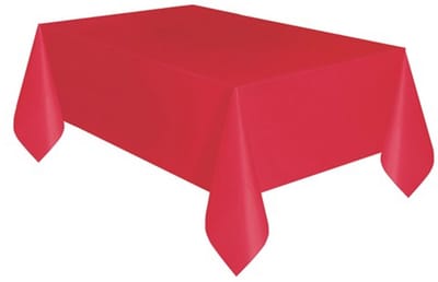 Tafelkleed - Cadebo - Robijn Rood - 137x274cm - Plastic