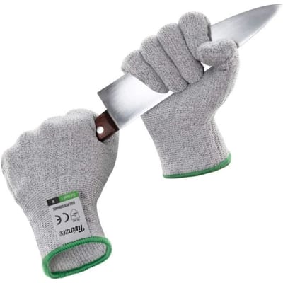 Snijbestendige handschoenen - Merk - Maat M - Beschermingsniveau 5 - Norm EN 388