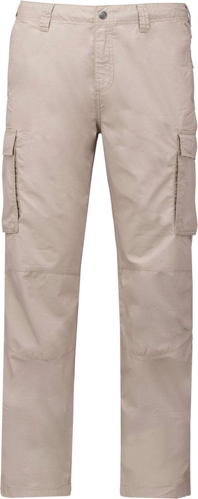 Kariban Lichte herenbroek met diverse zakken K745 - Beige - 60 NL (54 FR)