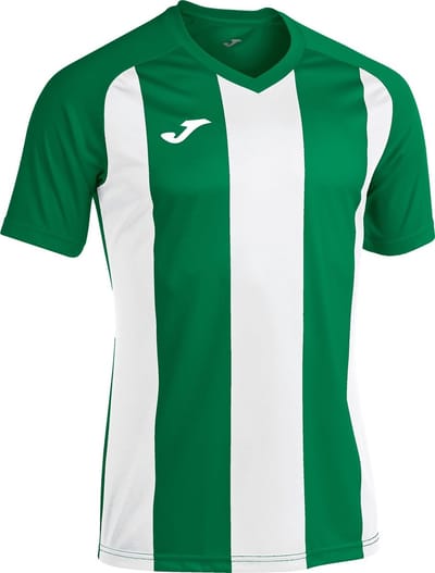 Joma Pisa II Shirt Korte Mouw Heren - Wit / Groen | Maat: M