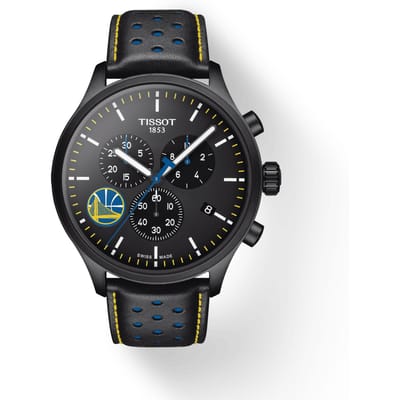 Tissot Leren Band Zwarte Wijzerplaat Heren Modehorloge T116.617.36.051.02 zwart