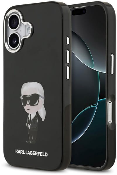 Karl lagerfeld telefoonhoesje voor iPhone 17 - MagSafe geschikt - Zwart