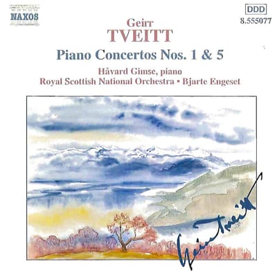 CD GEIRR TVEITT / H?VARD GIMSE & ROYAL - Pianoconcerten nrs. 1 & 5 8555077 Naxos 2001 Europa ObiKlassiek Gebruikt
