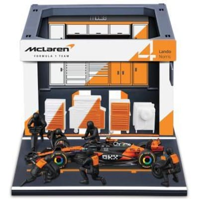 Bburago Burago 1/43 Racing - Mclaren MCL39 Pit Pass Lando Norris Auto's op schaal