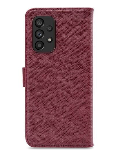 My Style Telefoonhoesje geschikt voor Samsung Galaxy A53 Hoesje | My Style Flex Wallet Bookcase Portemonnee | Pasjeshouder voor 3 Pasjes | Telefoonhoesje voor Pinpas / OV Kaart / Rijbewijs - Bordeaux | Bordeaux rood