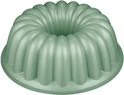 Primecook Smeralda Tulbandvorm 25 cm - PFAS vrije bundtvorm - antiaanbak bakvorm uit gietaluminium - Ecoshield coating