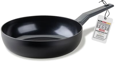 28 cm Wokpan met Keramische Coating - Antiaanbak Wok van Gerecycled Aluminium voor Inductie en Alle Warmtebronnen - PFAS-vrij