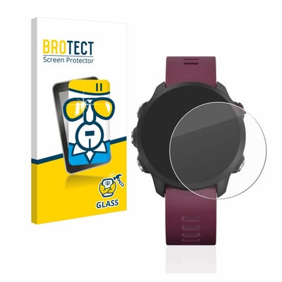 BROTECT - Glas Screenprotector voor Garmin Forerunner 245 / 245 Music / 45 - Gehard Beschermglas 9H