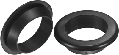 2 Pack Rubber Grommets voor Kabelrail, 40mm Boorgat, 35mm ID Oogring, Geschikt voor Draad, Auto en Metaal Kabelrail Poles