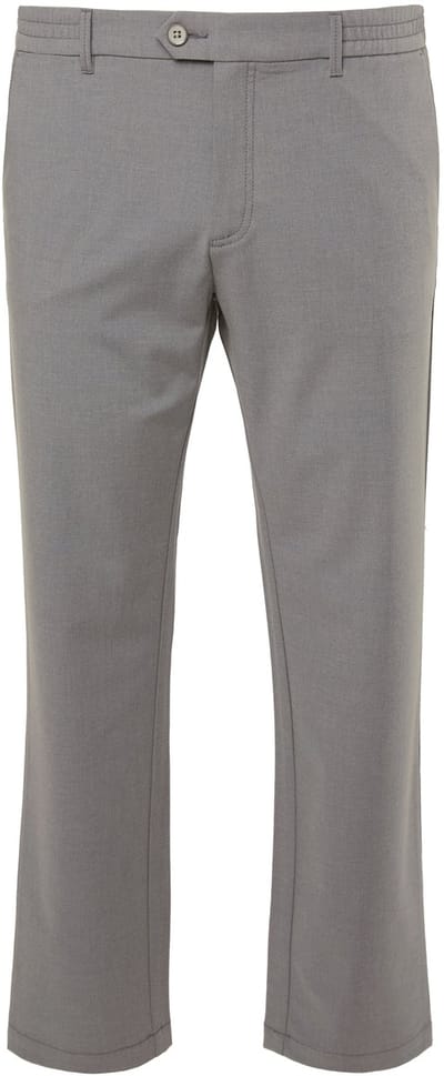 JP 1880 - Heren - Zakelijke broek business FLEXNAMIC® Buik-Fit instapband - Grijs - Maat 70