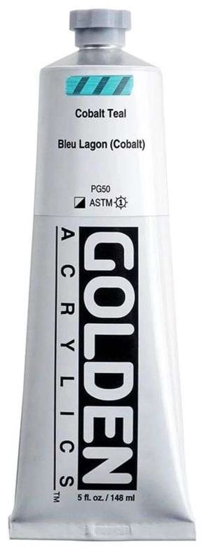 Golden Heavy Body Acrylverf Kobalt Groenblauw 148 ml
