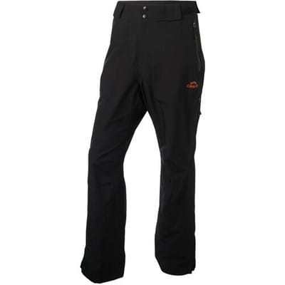 CRIVIT Heren hardshell skibroek Touring met RECCO systeem (Zwart, 46)
