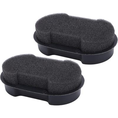 2 stuks Eenrichtingsspiegel Spons Autowasspons Autoreiniger Kussenspons voor Auto Voorruit Badkamer black
