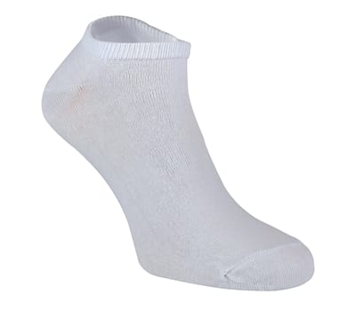 Sock Snob - 12 paar katoenen sneakersokken voor heren - Wit