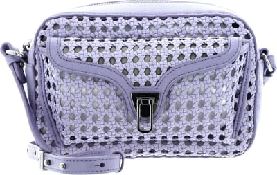 COCCINELLE Leren Schoudertas Beat Eco Woven Handbag Lavend. / Lavend. Paars