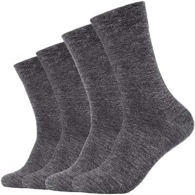 camano, Sokken 4-pack met boord zonder elastische druk, basic sokken dames damessokken, heren herensokken, unisex unisex-sokken sportsokken kousen sport vrije tijd, sneakersokken enkelsokken teensokken katoen halfsokken.