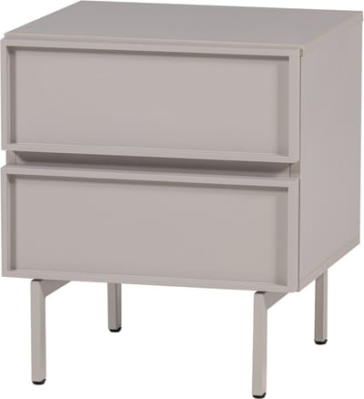 WOOOD Tours Ladekast/ Nachtkastje 2 Lades Melamine/ MDF - Zand