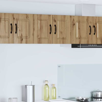 vidaXL - Wandkast - PORTO - Artisan - Eiken - 30 - x - 31 - x - 40 - cm - Bewerkt - hout