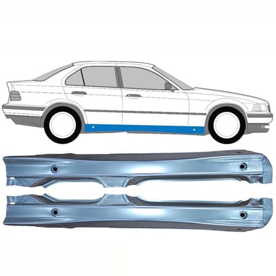 Volledige dorpel voor BMW 3 E36 1990-2000 / Links + Rechts / Set