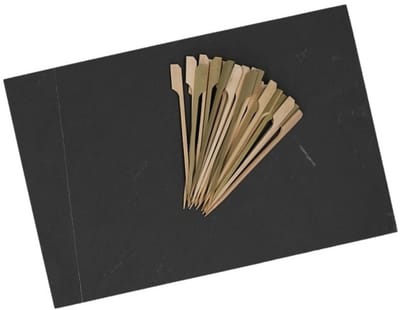 Tapas serveerplank 30 cm met prikkers 12 cm