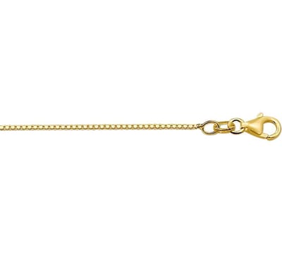YO&NO - Ketting - Goud - Venetiaans - 1,1 mm - 41 - 43 - 45 cm - 585 goud