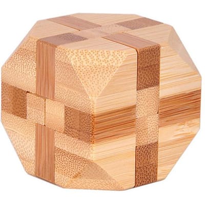11 Soorten 4,5CM IQ Breinbreker Kong Ming Slot 3D Houten In elkaar grijpende Burr Puzzels Spel Speelgoed Voor Volwassenen Kinderen Groothandel