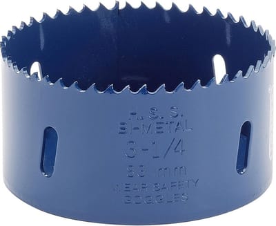 HSS Bimetaal Hole Saw Blade 83 mm - M3 Snijkant voor Schone Sneden - Blauw