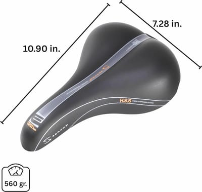 Heren E Gel Fietszadel - Comfortabel en Duurzaam