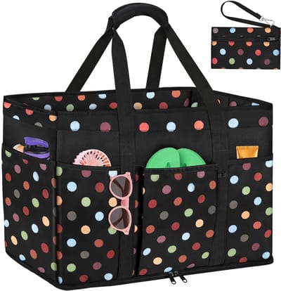 Unyqoos® Ruime Waterdichte Strandtas voor Dames met Diverse Vakjes en Opvouwbaar Ontwerp, Perfect voor Zomeravonturen