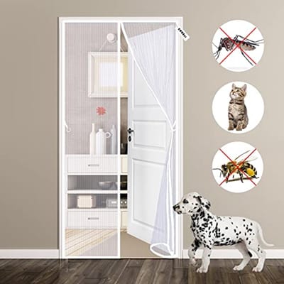 Magnetische Hordeur 90 x 215 cm - Blokkeer Insecten en Vliegende Dieren - Eenvoudig Te Installeren